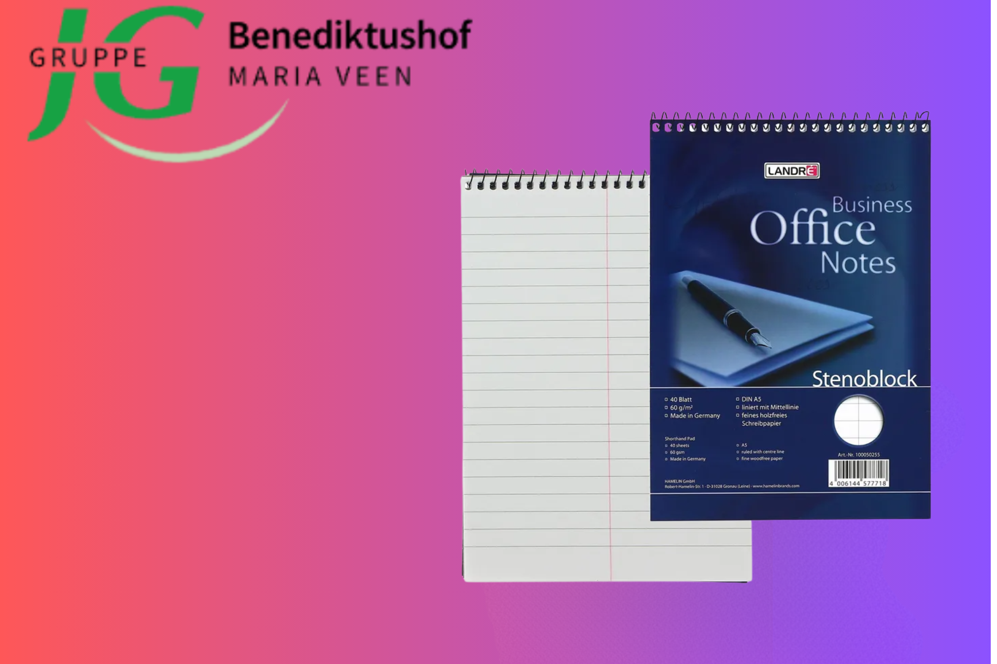 Spiral Stenoblock A5