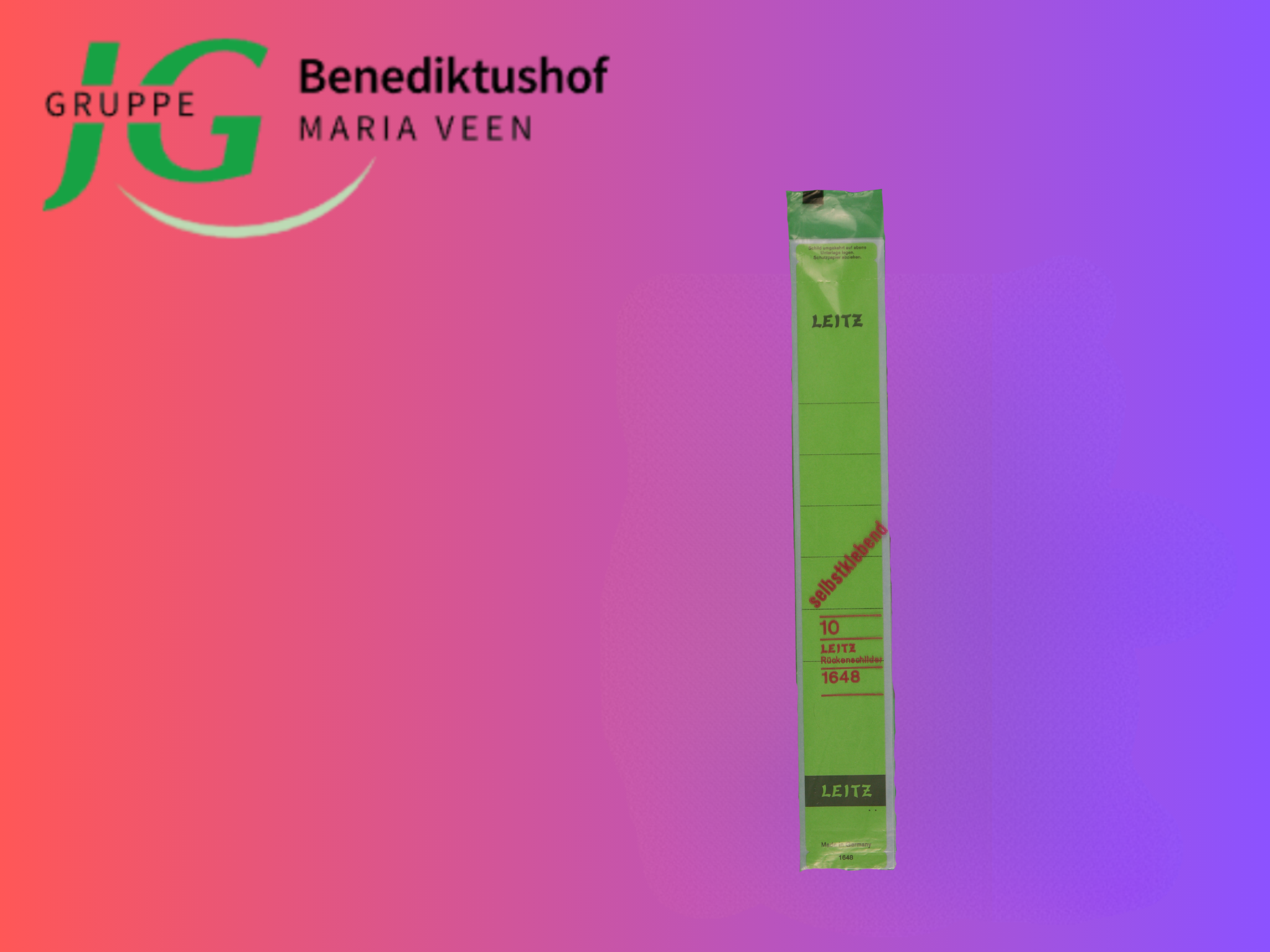 Rückenschilder Leitz 1648, grün