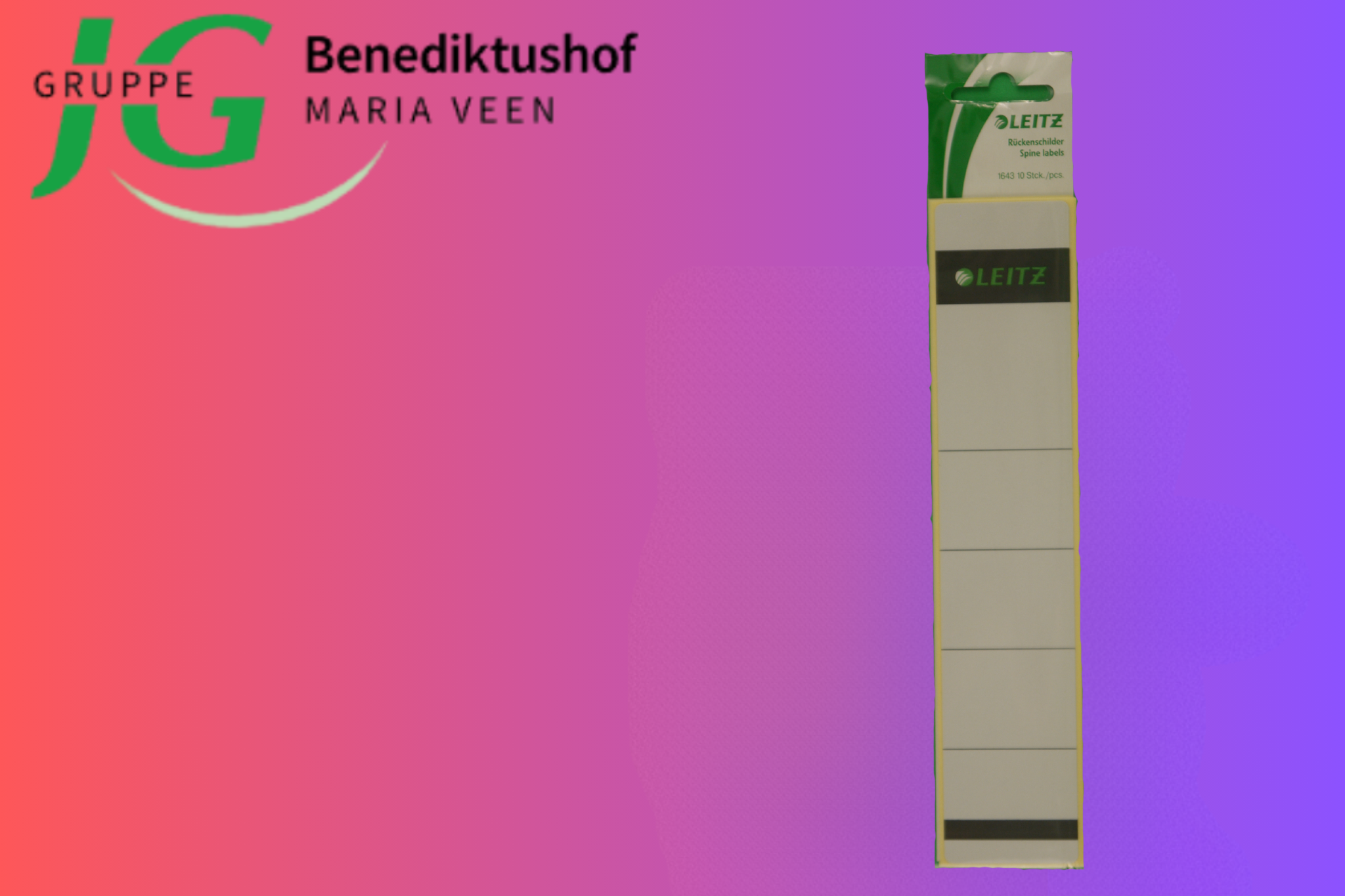 Rückenschilder Leitz 1643, weiss