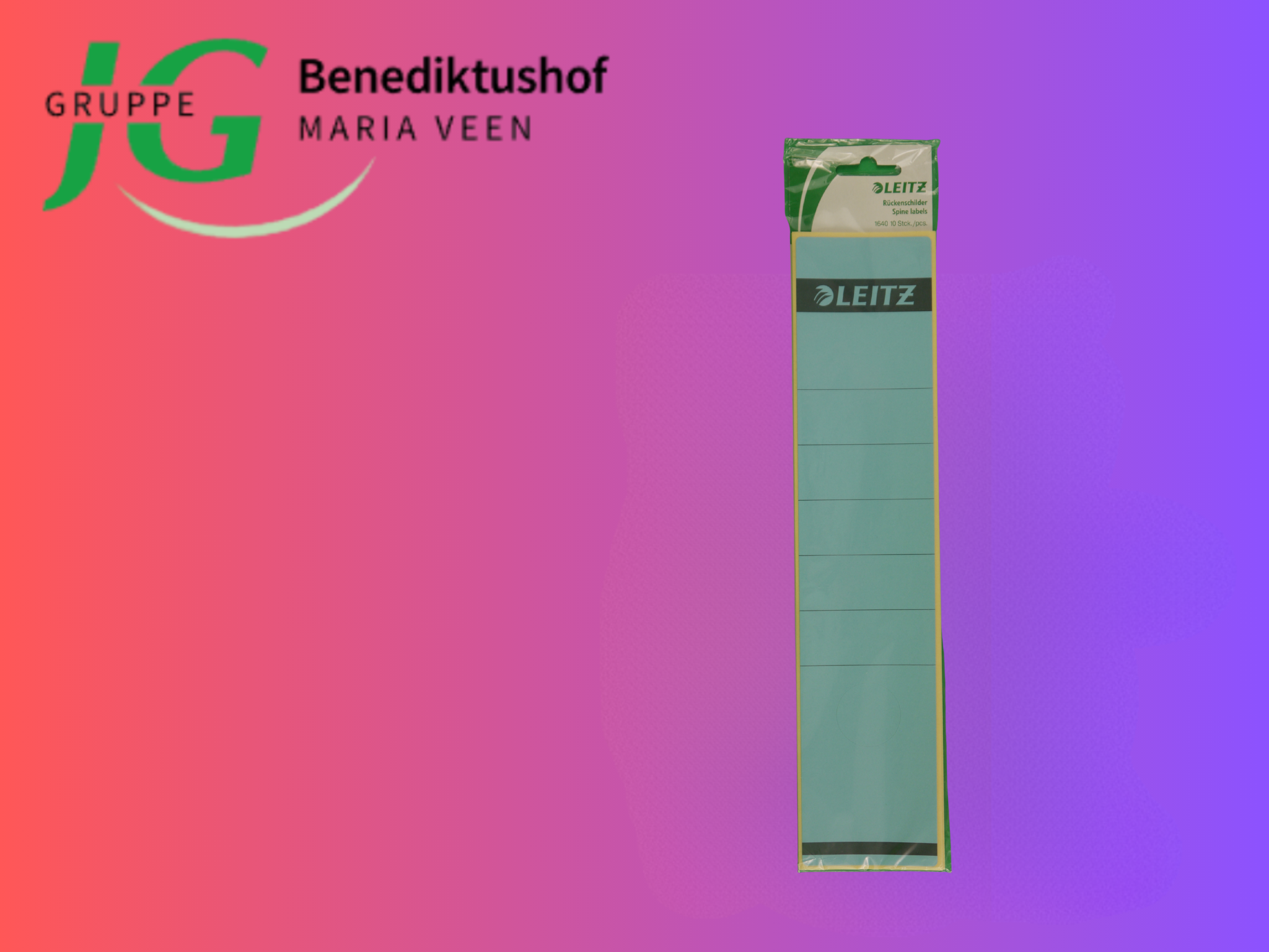 Rückenschilder Leitz 1640, blau
