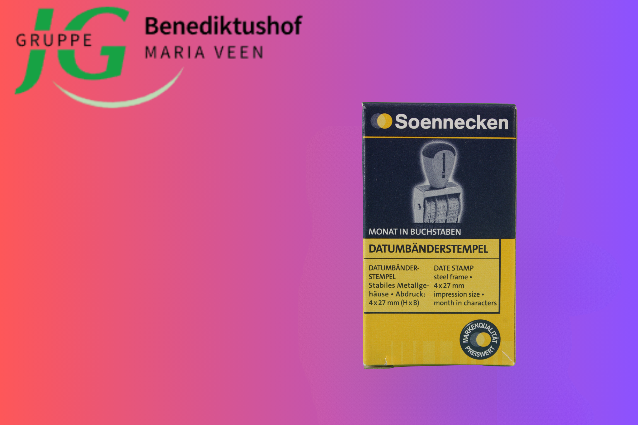 Datumsstempel - nur Datum - 4 mm