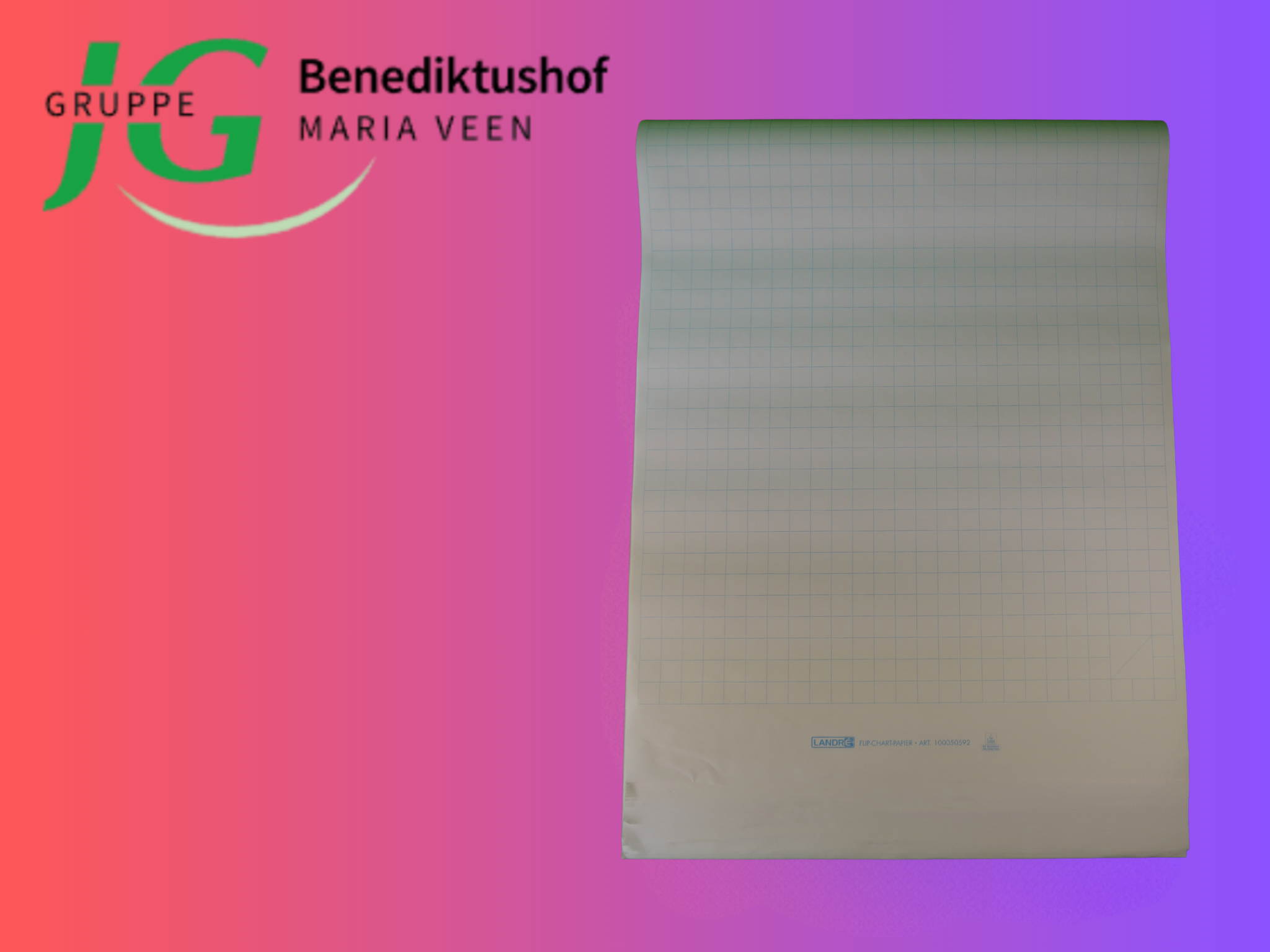 Flipchart Block rautiert