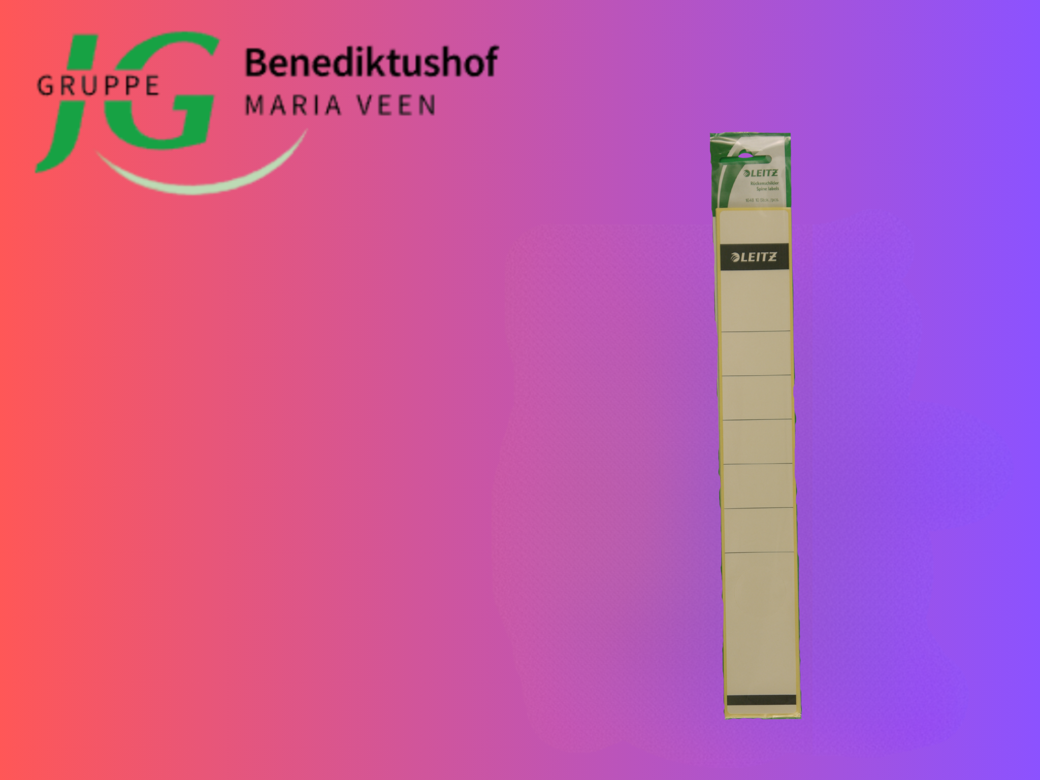 Rückenschilder Leitz 1648, weiss