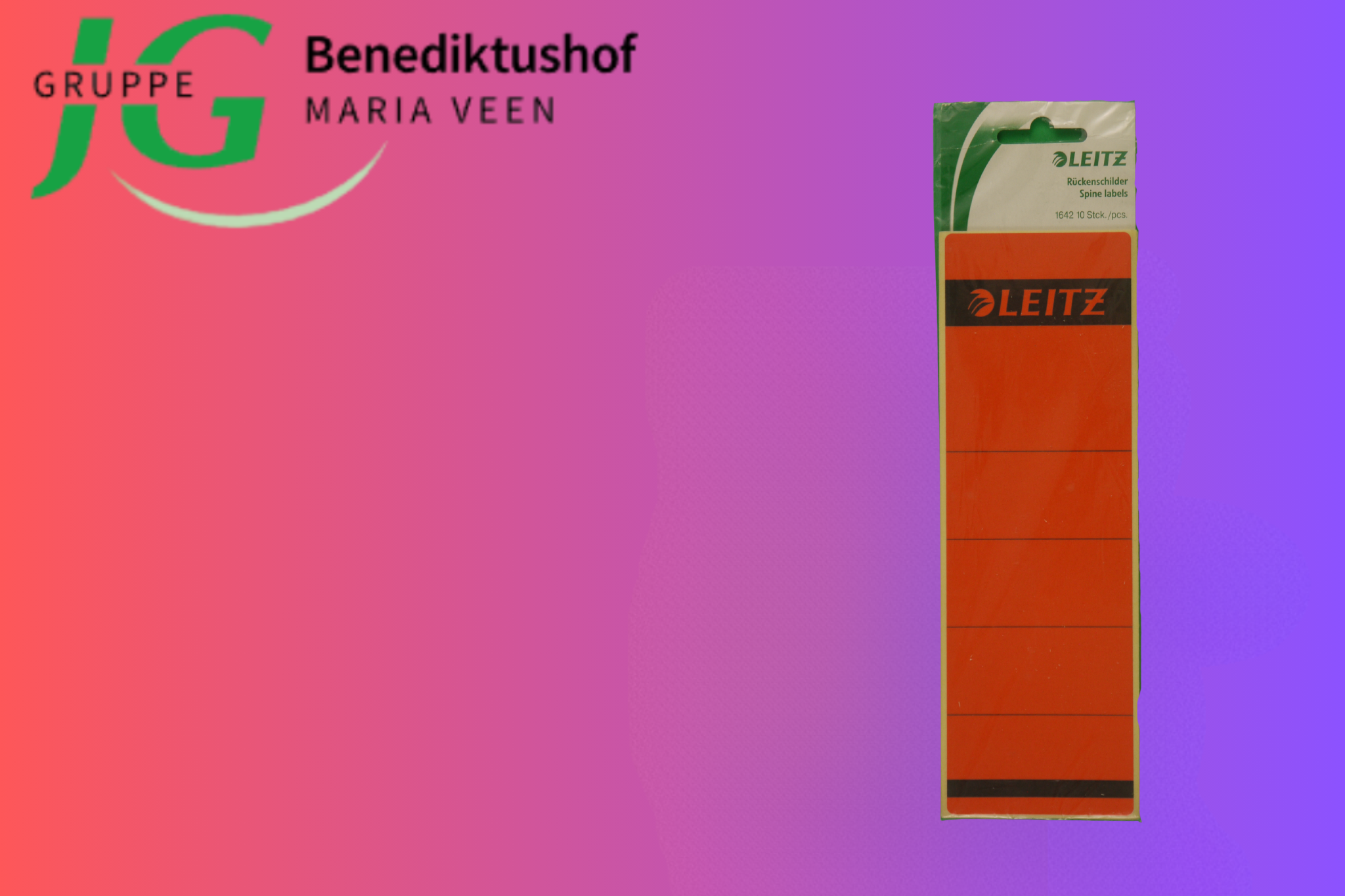 Rückenschilder Leitz 1642, rot