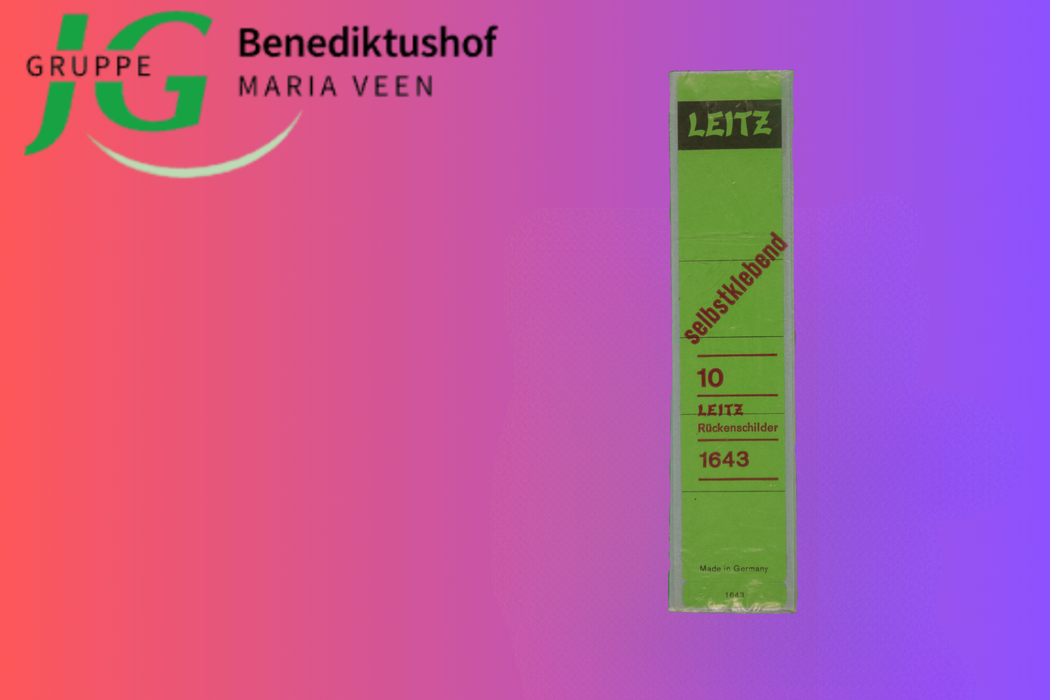 Rückenschilder Leitz 1643, grün