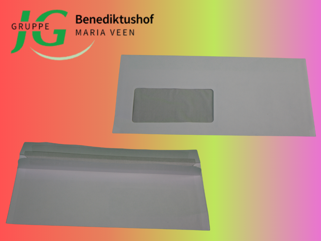 Briefumschlag C6 lang mit Fenster